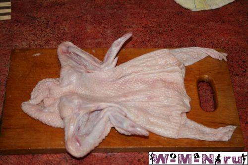 курица фаршированная