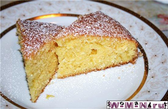 пирог с лимоном рецепт