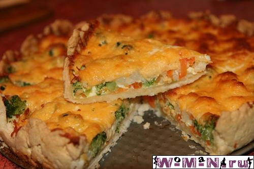 пирог с овощами