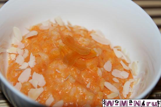 каша из тыквы с рисом